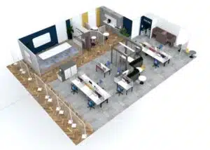 Open plan office