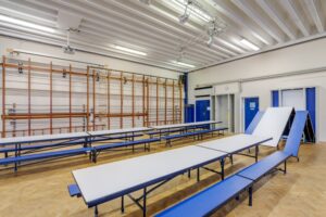 Student collaborative zone chairs and desks