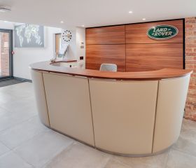 Land Rover reception