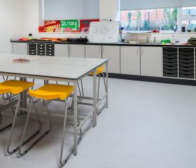 Textiles room