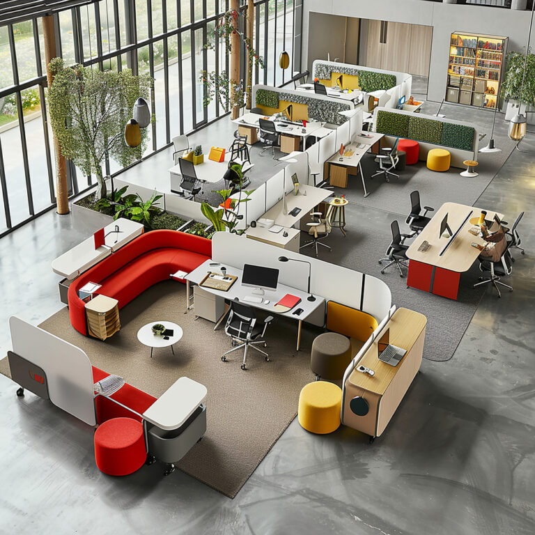 a modern collaborative office space